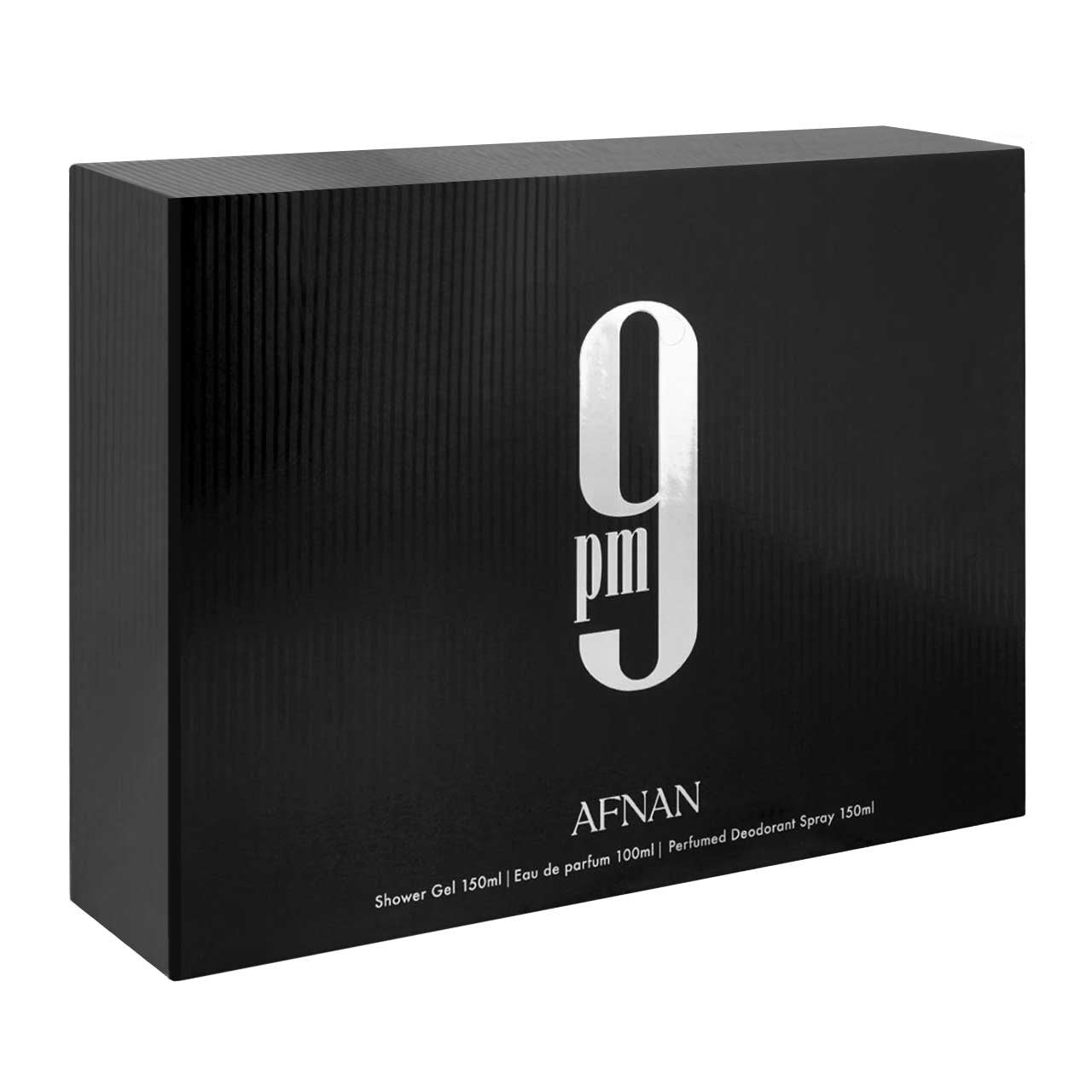 Afnan 9pm Estuche 3 Piezas Hombre EDP 100ml + Gel para ducha 150ml